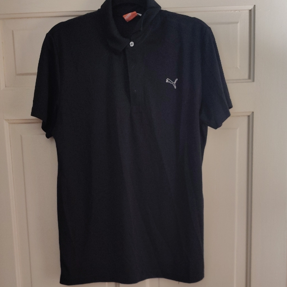 Puma Black Men's Polo Shirt